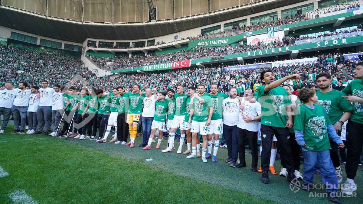 BURSASPOR - SOMASPOR MAÇI VE ŞAMPİYONLUK KUTLAMALARI FOTO GALERİ