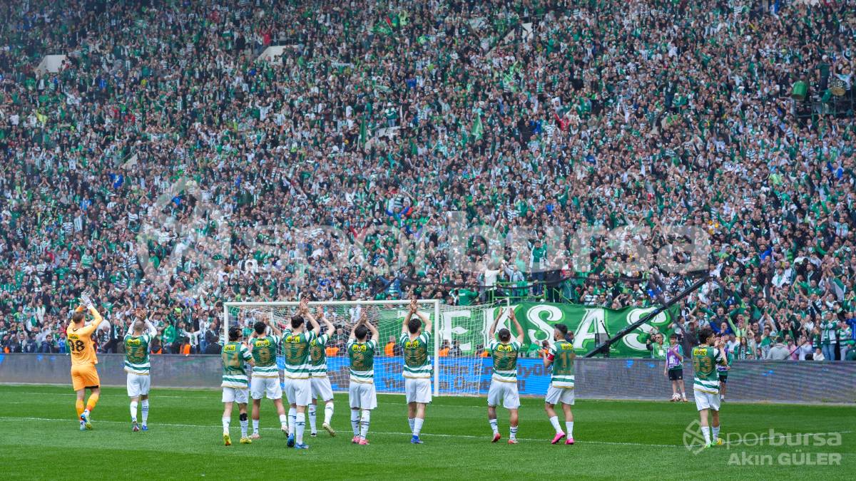 BURSASPOR - SOMASPOR MAÇI VE ŞAMPİYONLUK KUTLAMALARI FOTO GALERİ