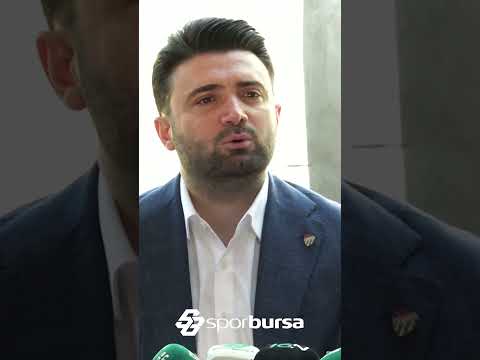 Bursaspor Başkanı Enes Çelik: "Bu sene transfer bütçemiz..." #sporbursatr #bursaspor