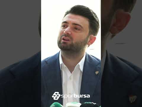 Bursaspor Başkanı Enes Çelik: "7 oyuncu ile yollarımızı ayıracağız..." #sporbursatr #bursaspor