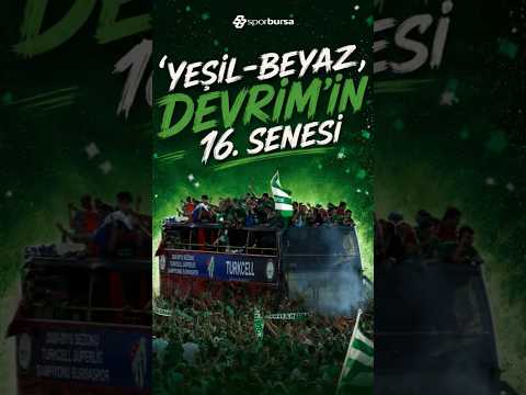 16 Mayıs 2010’da Yeşil-Beyaz Devrim'e imza atan Bursaspor’un Süper Lig Şampiyonluğu’nun 16.yılı!🐊🏆🇳🇬