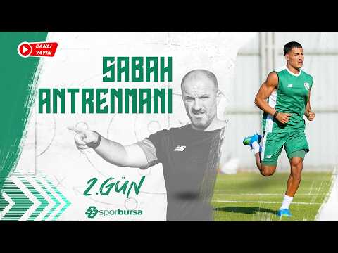Bursaspor, Bolu kampında ikinci güne sabah antrenmanı ile devam ediyor..
