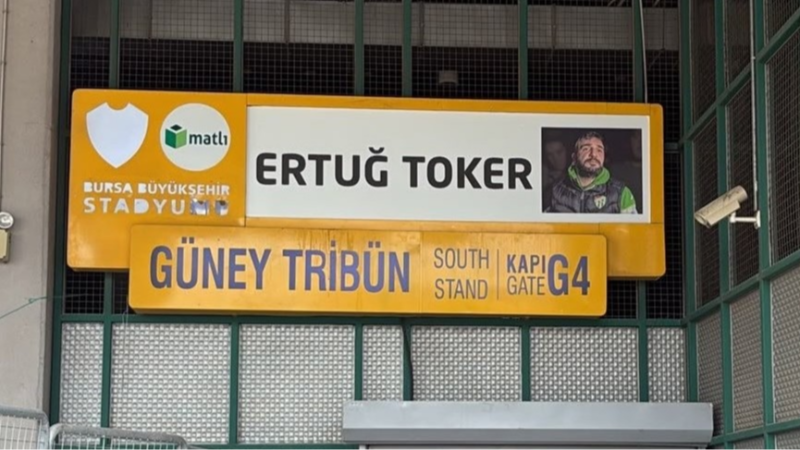 Ertuğ Toker’in adı Teksas Tribünü kapısına verildi