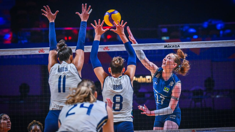VNL’de ilk finalist Brezilya
