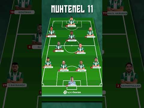 Serkan Yetişmişoğlu'na göre Bodrum FK maçında Bursaspor'un 11'i... #Bursaspor #BodrumFK #SporBursa