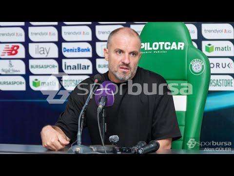 Bursaspor Teknik Direktörü Mustafa Er: İkinci yarıdaki oyundan memnun değilim..