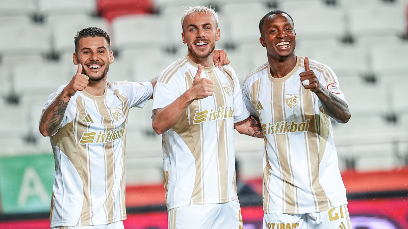 Kayserispor, Antalya'da farklı kazandı