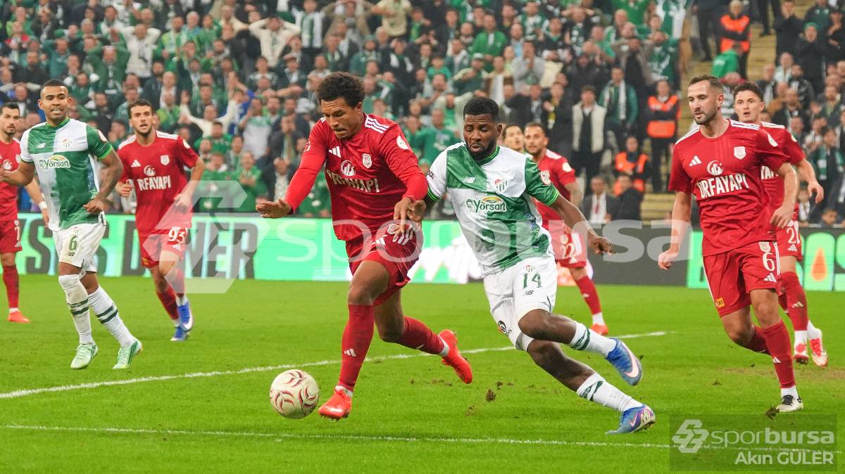 BURSASPOR - PENDİKSPOR MAÇI FOTOĞRAFLARI