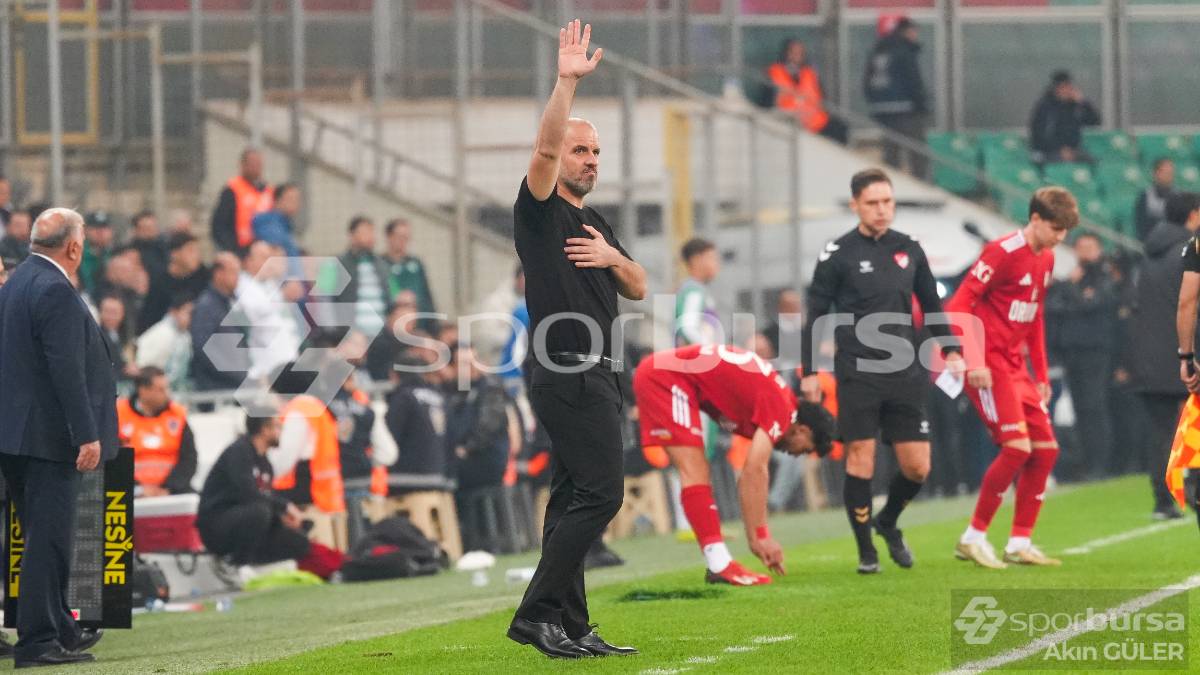 BURSASPOR - PENDİKSPOR MAÇI FOTOĞRAFLARI