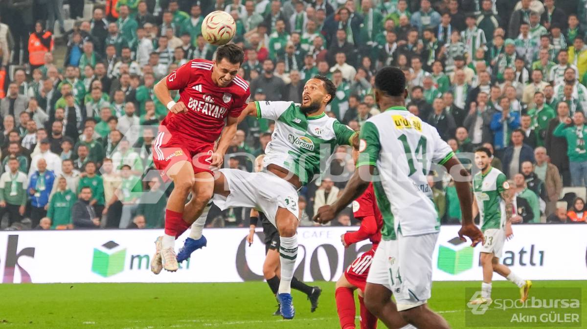 BURSASPOR - PENDİKSPOR MAÇI FOTOĞRAFLARI