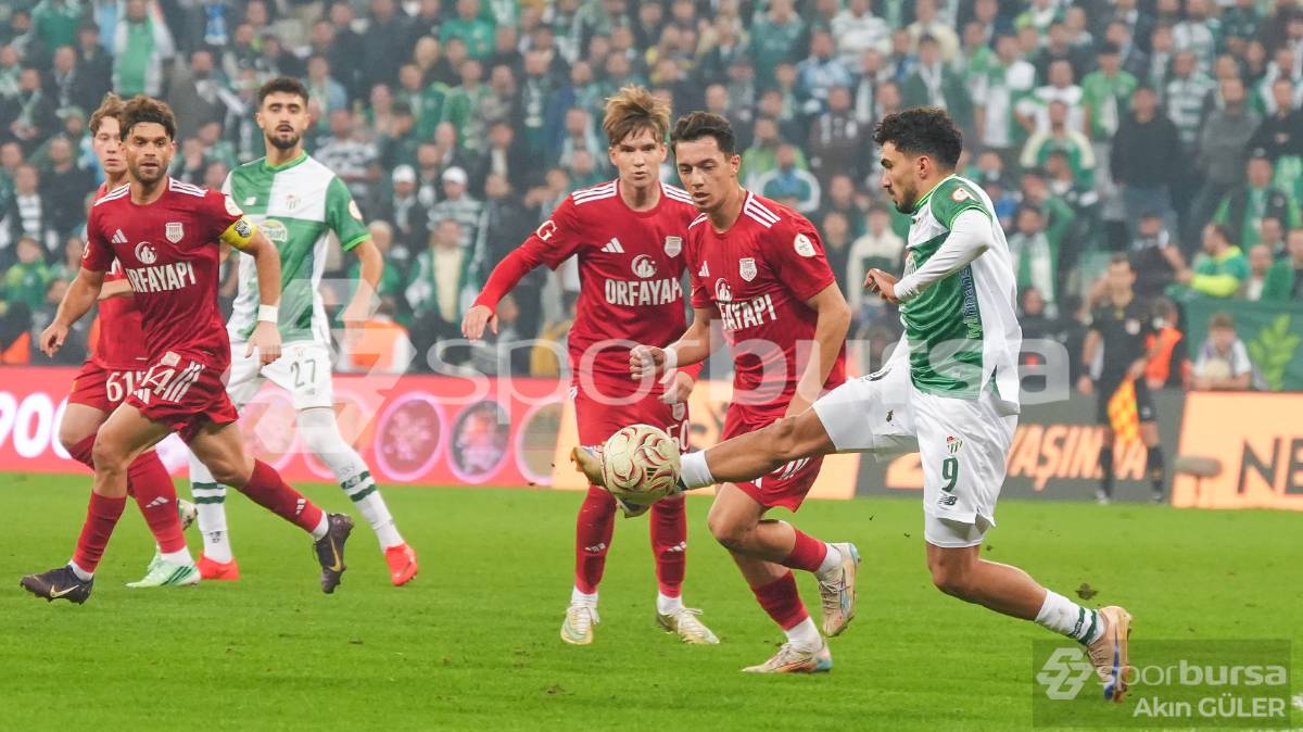 BURSASPOR - PENDİKSPOR MAÇI FOTOĞRAFLARI