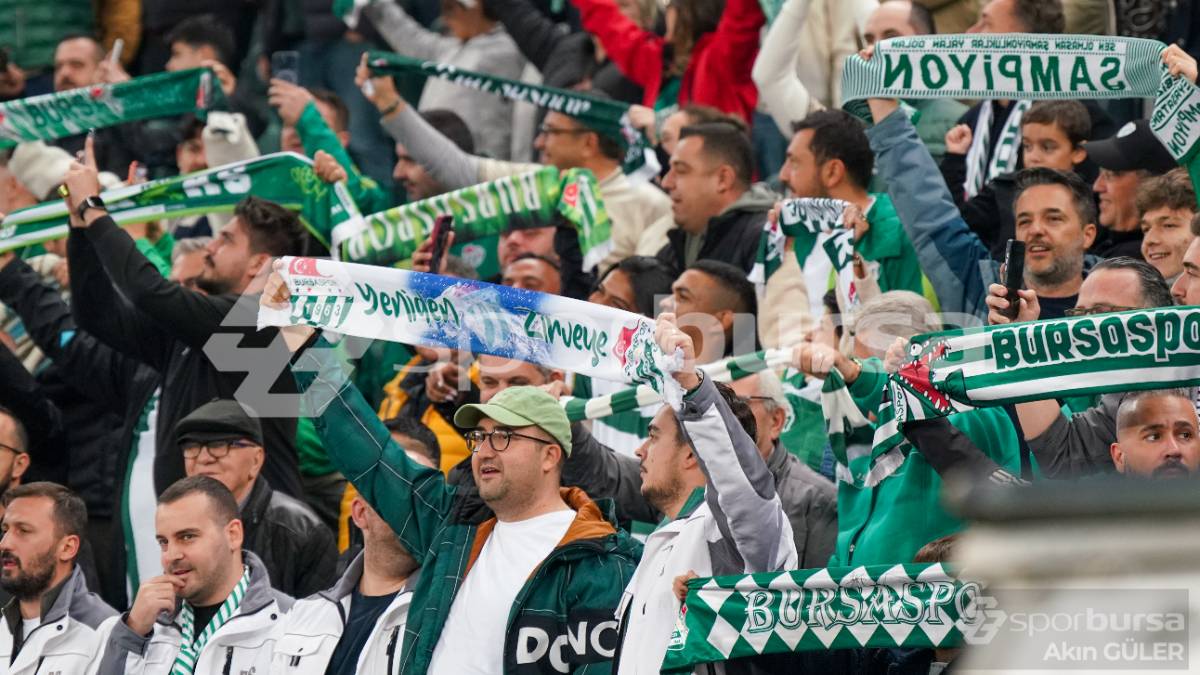 BURSASPOR - PENDİKSPOR MAÇI FOTOĞRAFLARI