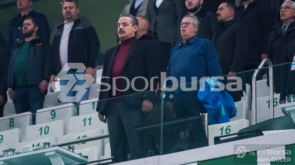 BURSASPOR - PENDİKSPOR MAÇI FOTOĞRAFLARI