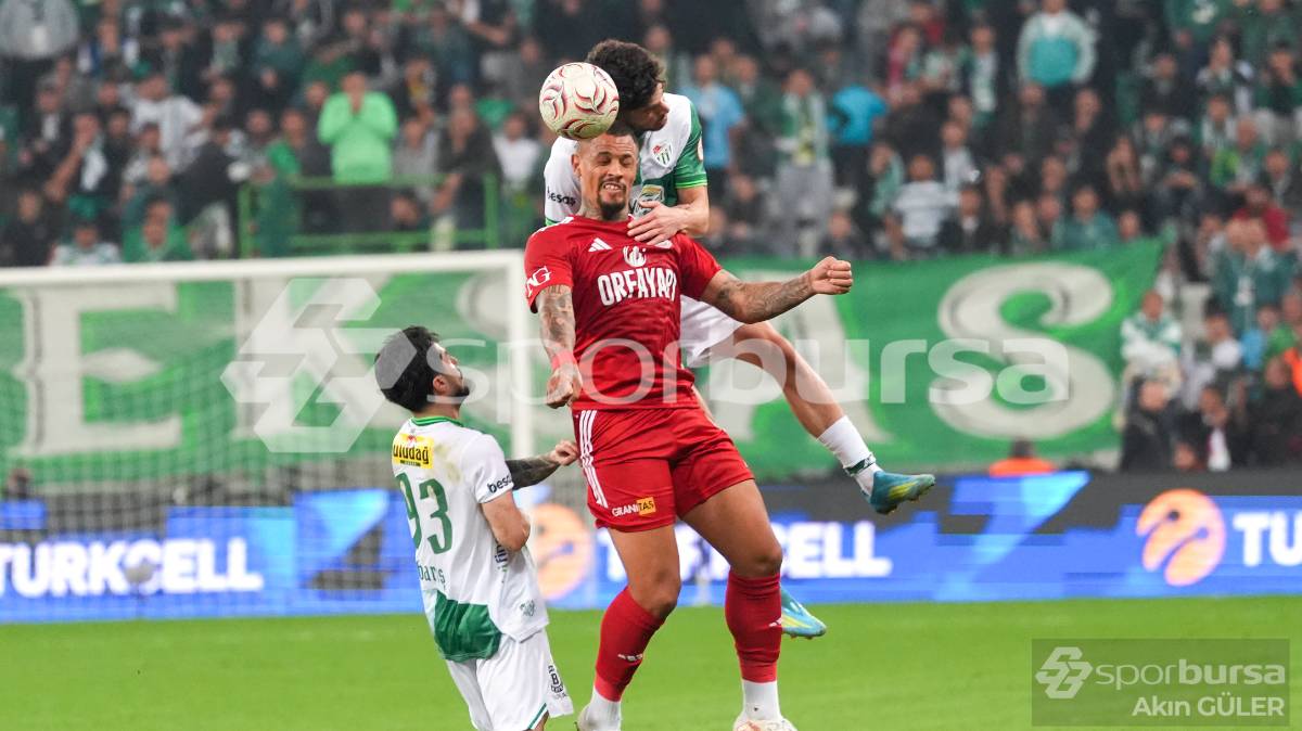 BURSASPOR - PENDİKSPOR MAÇI FOTOĞRAFLARI