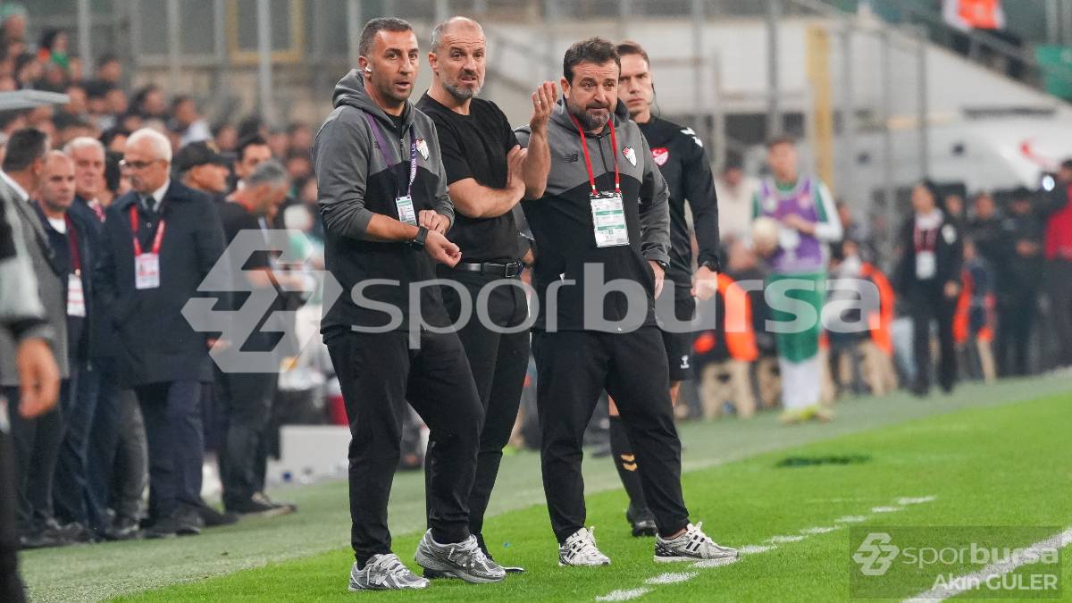 BURSASPOR - PENDİKSPOR MAÇI FOTOĞRAFLARI