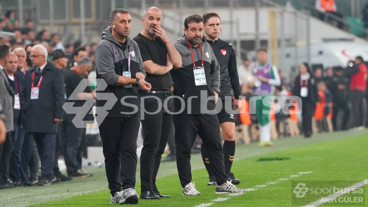 BURSASPOR - PENDİKSPOR MAÇI FOTOĞRAFLARI