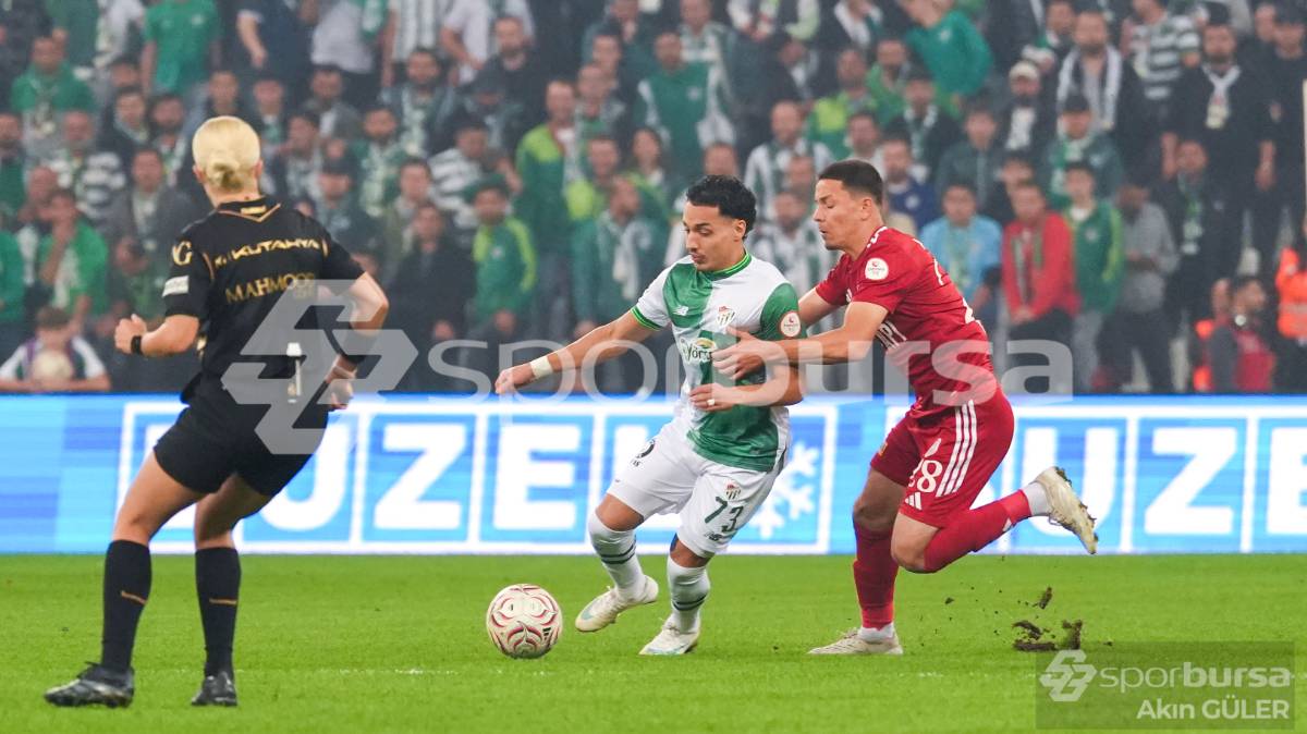 BURSASPOR - PENDİKSPOR MAÇI FOTOĞRAFLARI