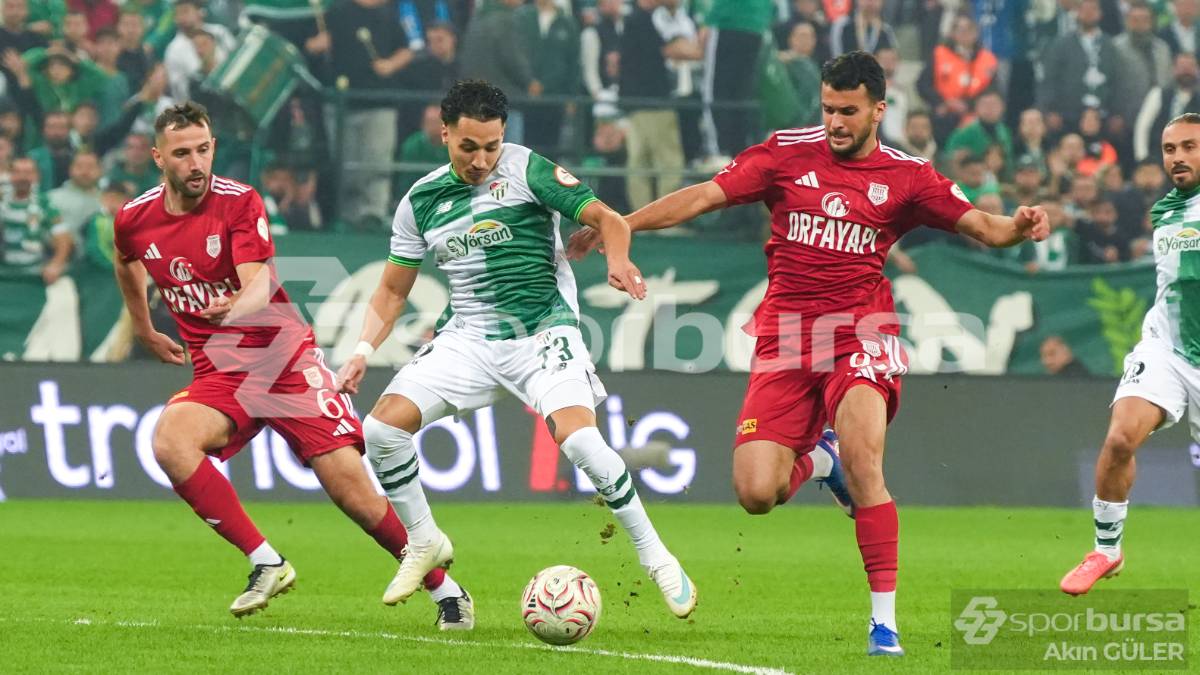 BURSASPOR - PENDİKSPOR MAÇI FOTOĞRAFLARI