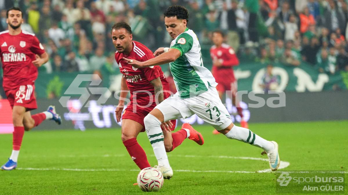 BURSASPOR - PENDİKSPOR MAÇI FOTOĞRAFLARI