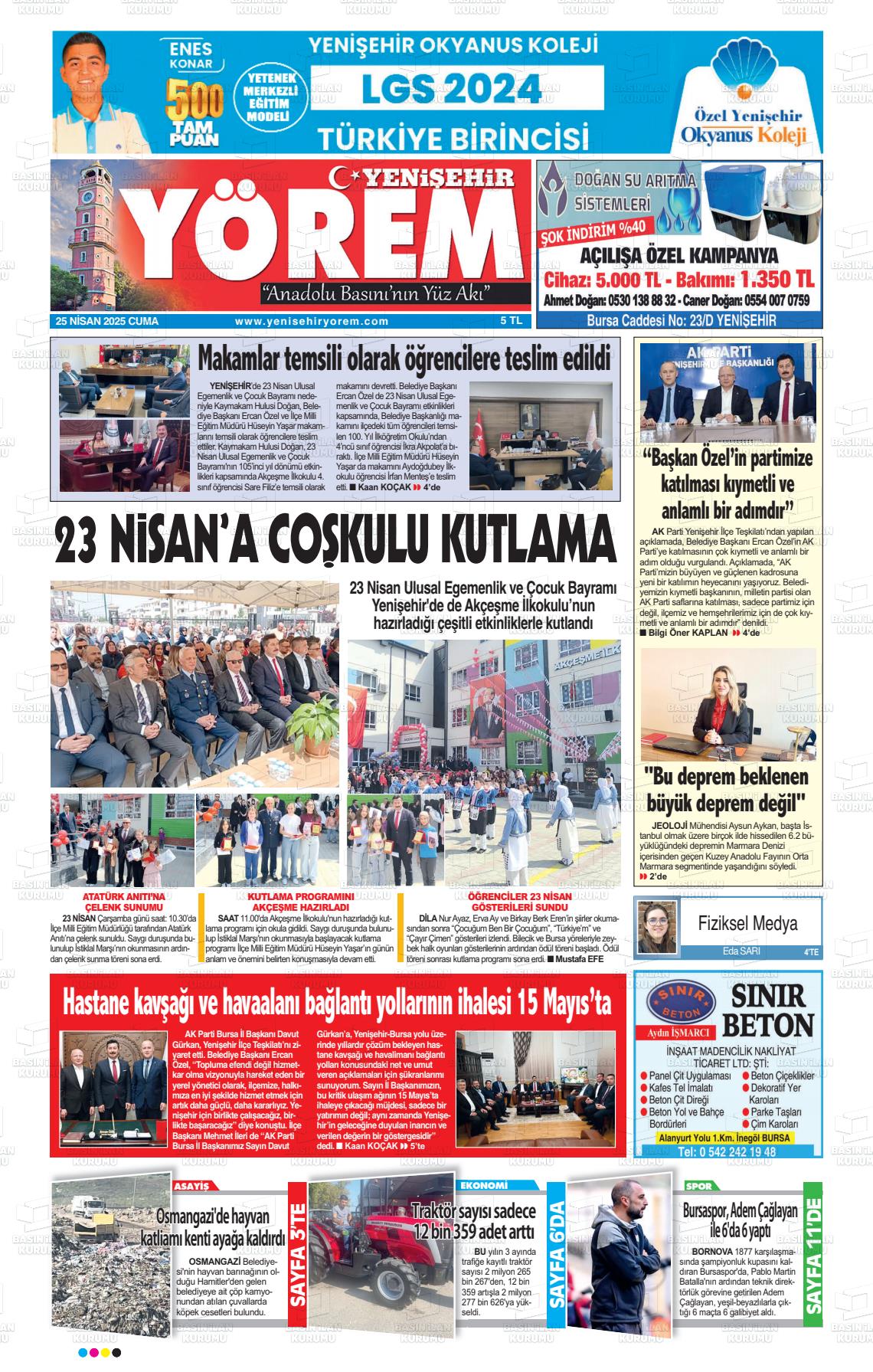 YENİŞEHİR Y&#214;REM