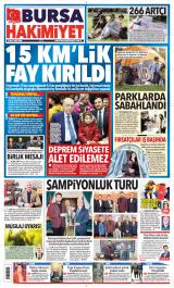 BURSA HAKİMİYET Gazetesi - Spor Bursa